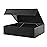 BLK&WH Large Gift Box - 13.5x10x3.5 Inches, Black Collapsible Box with Magnetic Lid