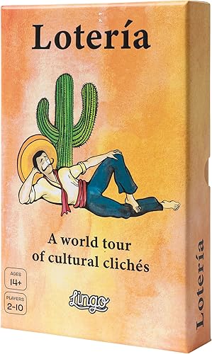 Lingo Loteria  Un tour mundial de clichés culturales Bingo Loteria Juego de mesa  Noche de juegos divertidos para la familia disponible en Yaxa Costa Rica