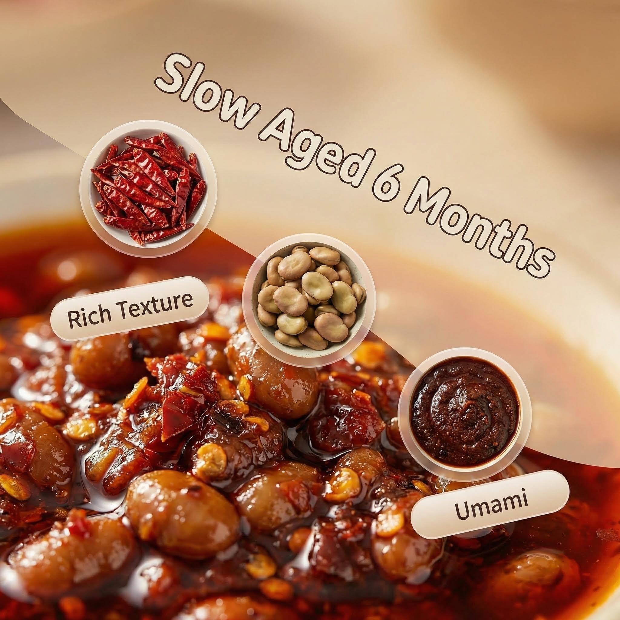 Doubanjiang 500g sticky chili bean sauce - Auténtica pasta de judías con chile rojo de Sichuan para cocinar y condimentar