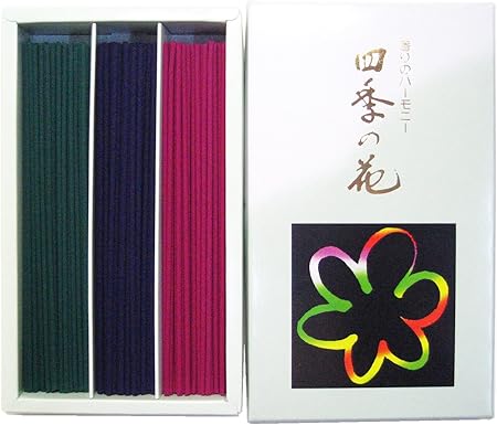 Amazon Co Jp 淡路梅薫堂のお線香 蘭 菫 薔薇 香りのハーモニー四季の花 花の線香 花線香 花の香り Amazon Prime Fba 3種類 アソート ばら すみれ らん ローズ お香 ギフト 贈り物 お供え用 122 ホーム キッチン