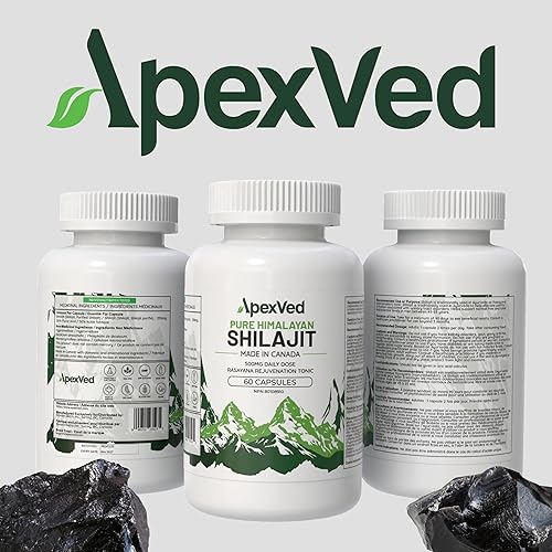 Miniatura 2 de Shilajit puro del Himalaya  60 cápsulas  Aprobado por Health Canada  Energía, resistencia y claridad mental  Vegano y probado en laboratorio