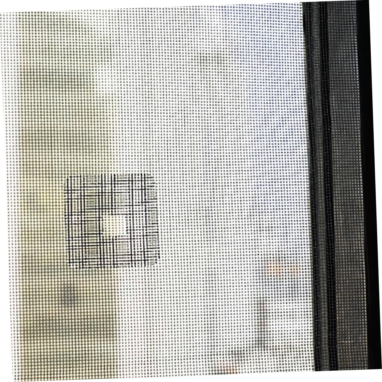 Cabilock White Self-Adhesive Window Screen Repair Tape Heavy Duty Mesh Patch for Ripped Insect Screens Strong Adhesive Mesh Tape for Bay Window
