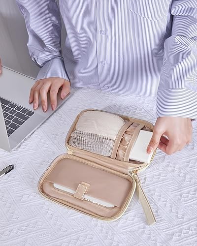 Vista 44 de BAGSMART Organizador de cables de viaje, organizador de cables de viaje, organizador electrónico, funda de viaje, artículos esenciales de viaje