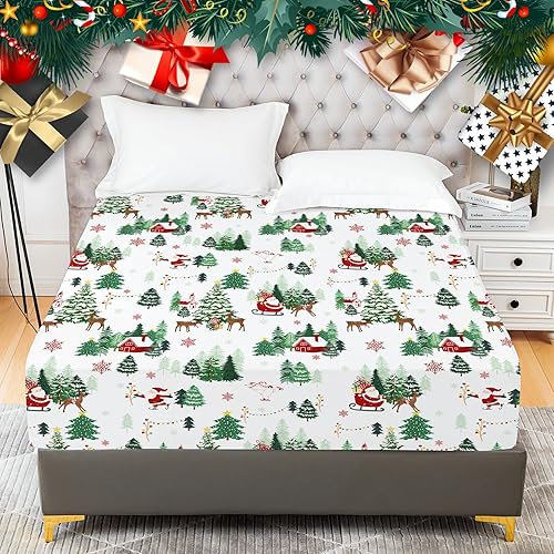 Miniatura 8 de YIYEA Sábana bajera ajustable tamaño matrimonial  100% microfibra cepillada de 1800 hilos tamaño matrimonial  Ultra suave  Bolsillo profundo de 16