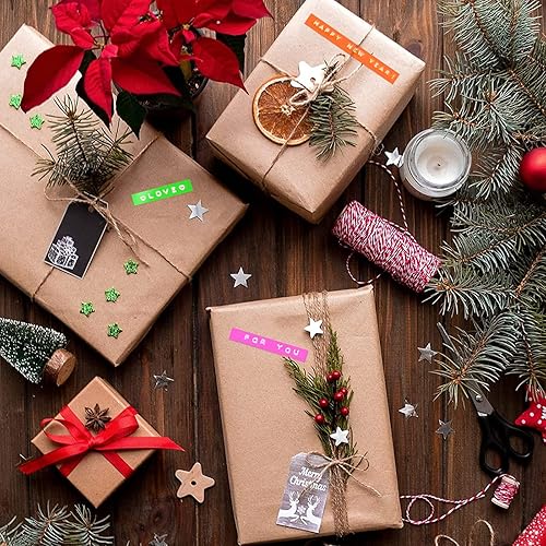 Miniatura 3 de UNOKA Cinta de grabación en relieve de neón compatible con DYMO Organizer Xpress Label Maker, 38 de plástico 3D de color, rosa neón, naranja, verde,