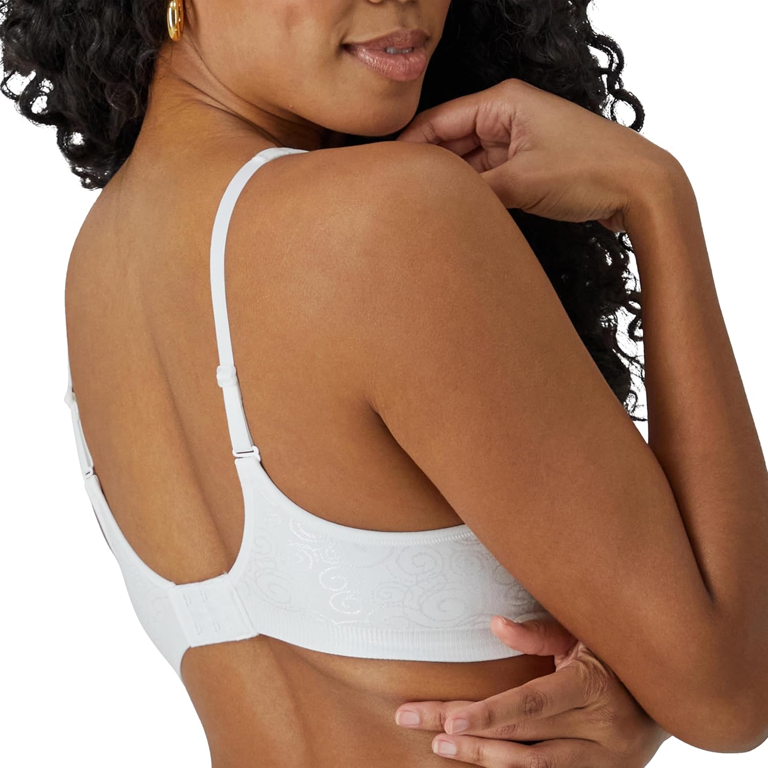 Bali Women's Wireless Bra DF3463, Comfort Revolution Full-Coverage Bras for Women, Moisture-Wicking, Wirefree - Image 2