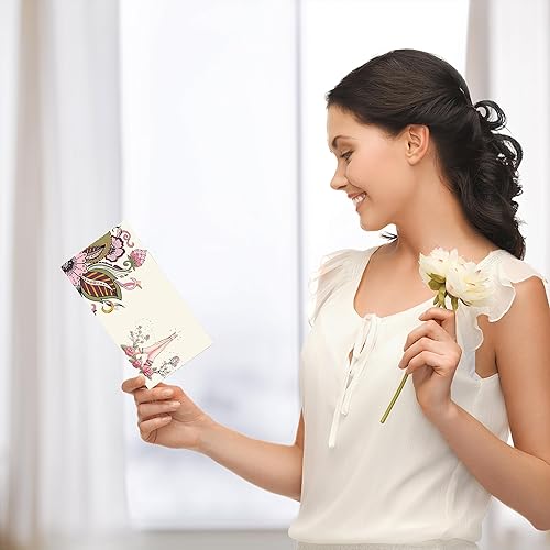 Miniatura 6 de Sobres para dinero en efectivo, diseños de colores surtidos, 7.5 x 3.8 pulgadas, sobre de regalo de papel de aluminio dorado y plateado, paquete