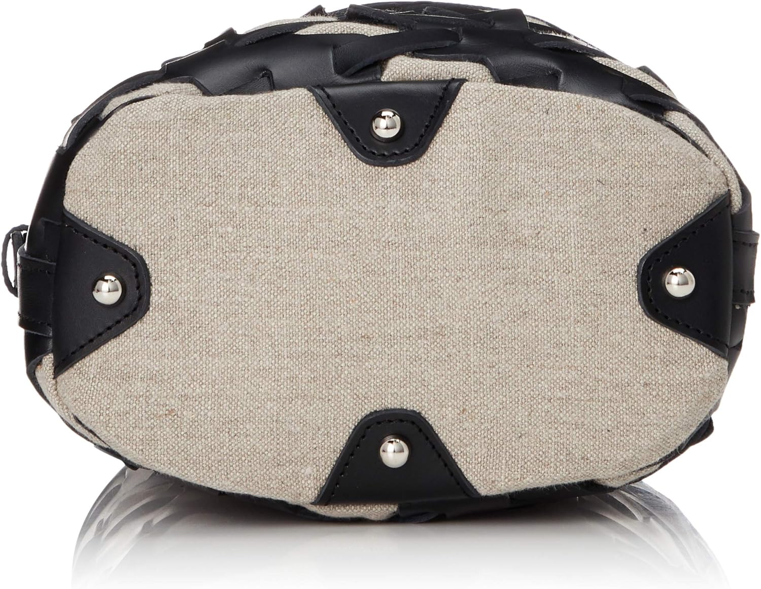 [イザック] レザー×リネン メッシュデザインショルダー Y01-10-01