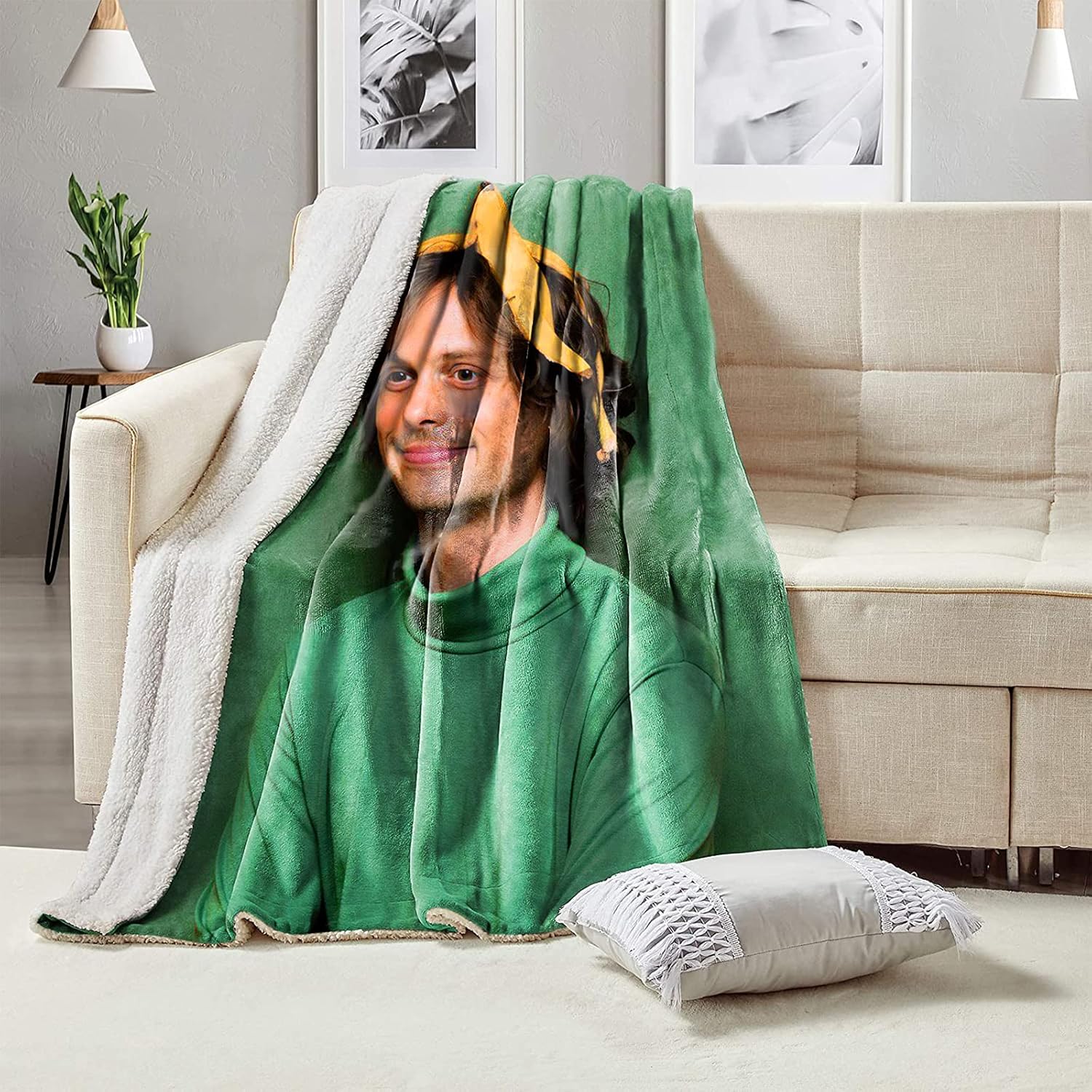 Matthew Gray Gubler Blanket, 3D Criminal Minds Collage