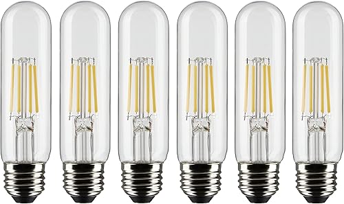 Satco S21344/06 - Bombillas LED E26 de 5.5 W, 2700 K, clasificación de 15000 horas, regulables