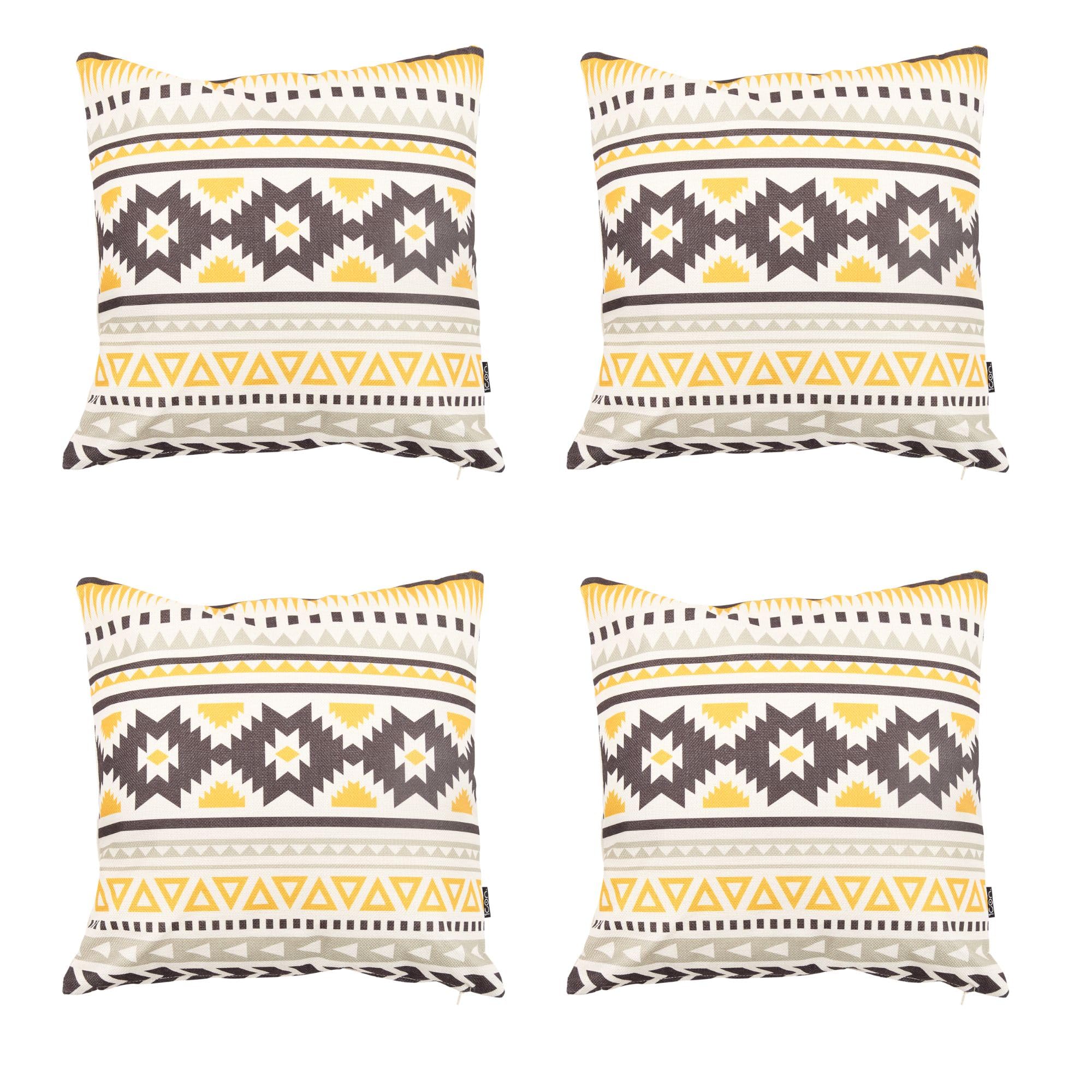 ICON Waterproof Cushion Set - Terracotta - 43cm x 43cm - Set of 4