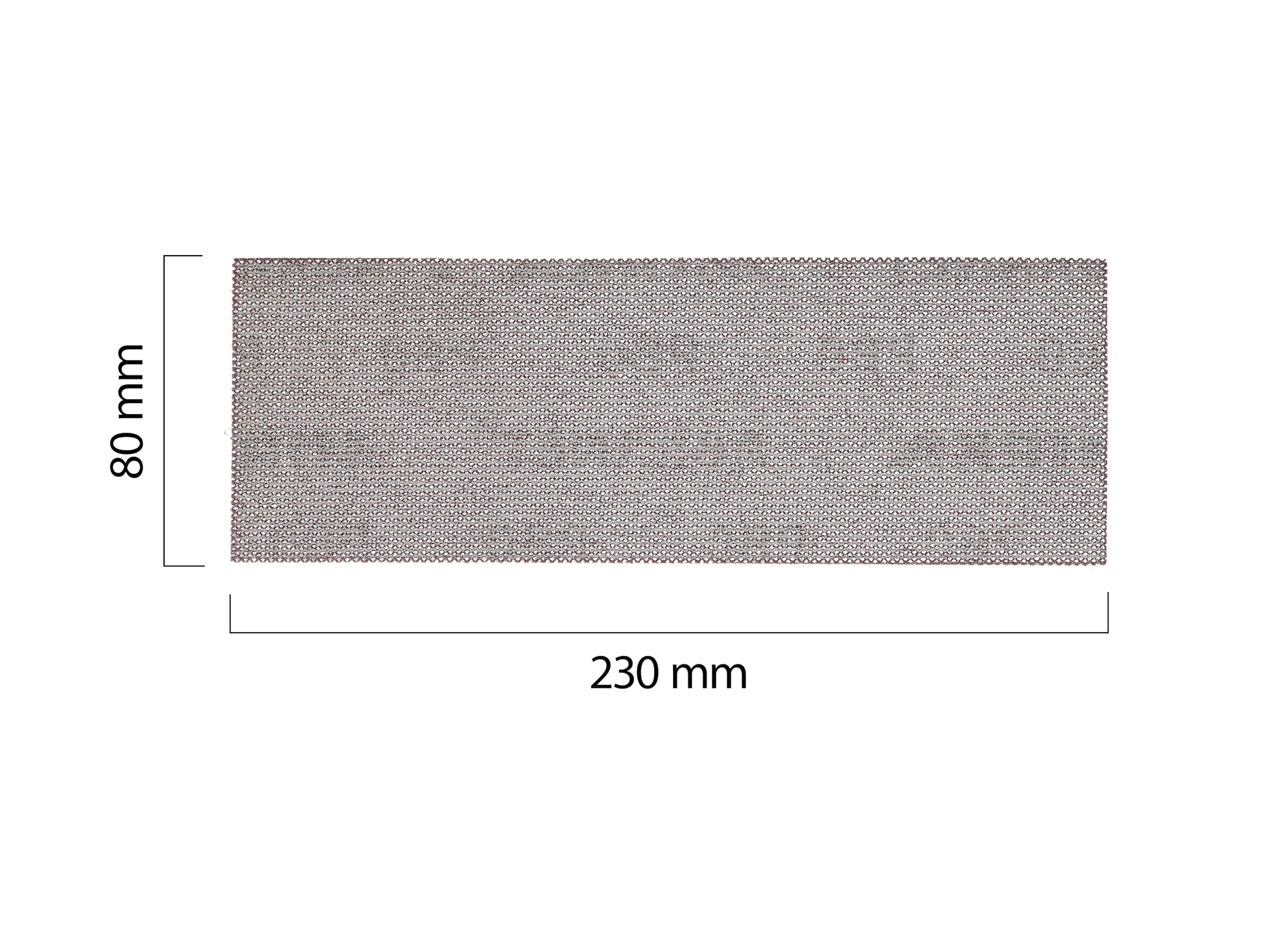 Mirka Abranet papier ścierny 80x230 mm P120 50 szt siatka ścierna rzep