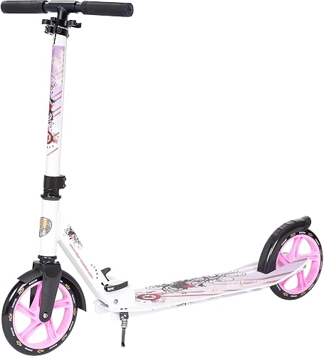 STAR SCOOTER Patinete Patineta Scooter Plegable XXL para niños y niñas a Partir de 6-7 años y Adultos…