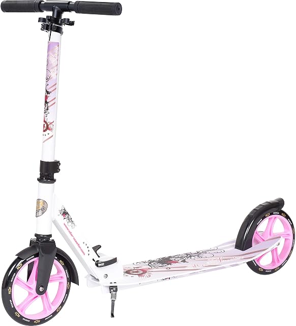 STAR SCOOTER Patinete Patineta Scooter Plegable XXL para niños y niñas a Partir de 6-7 años y Adultos…