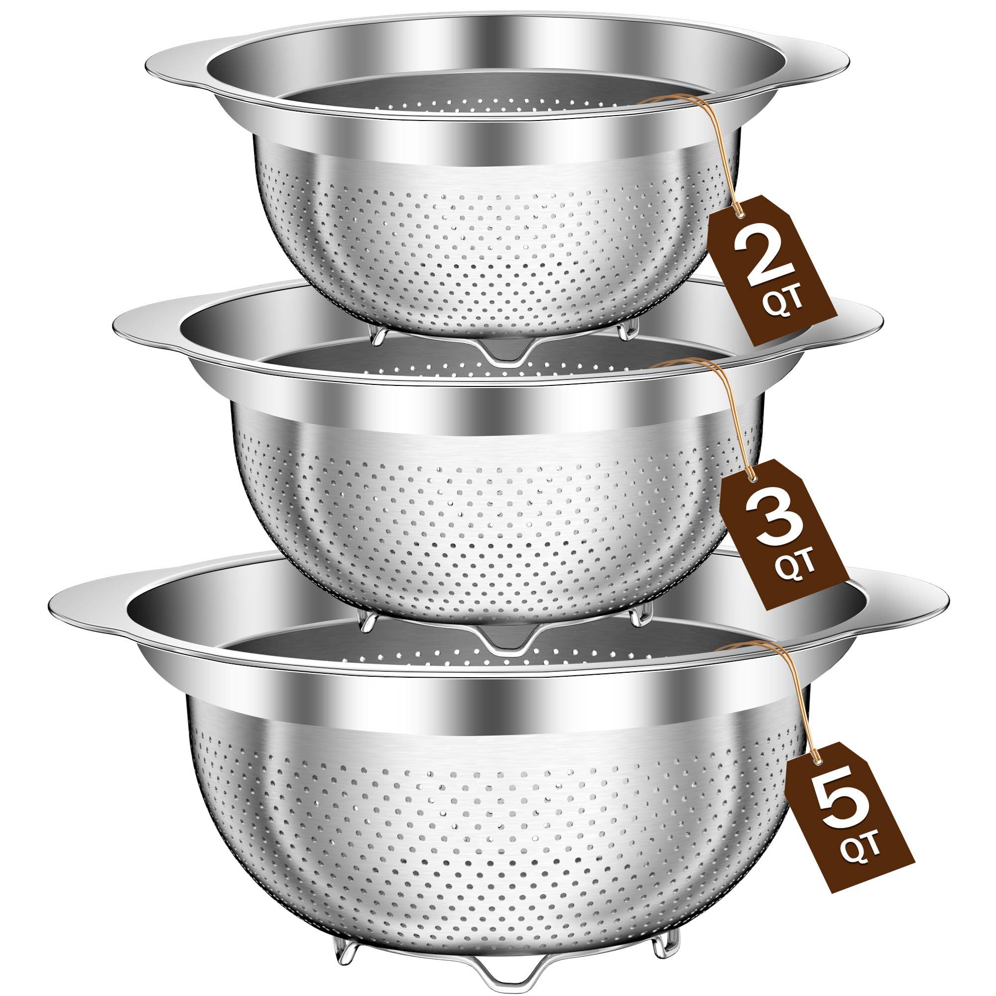 Colador de acero inoxidable, colador de alimentos