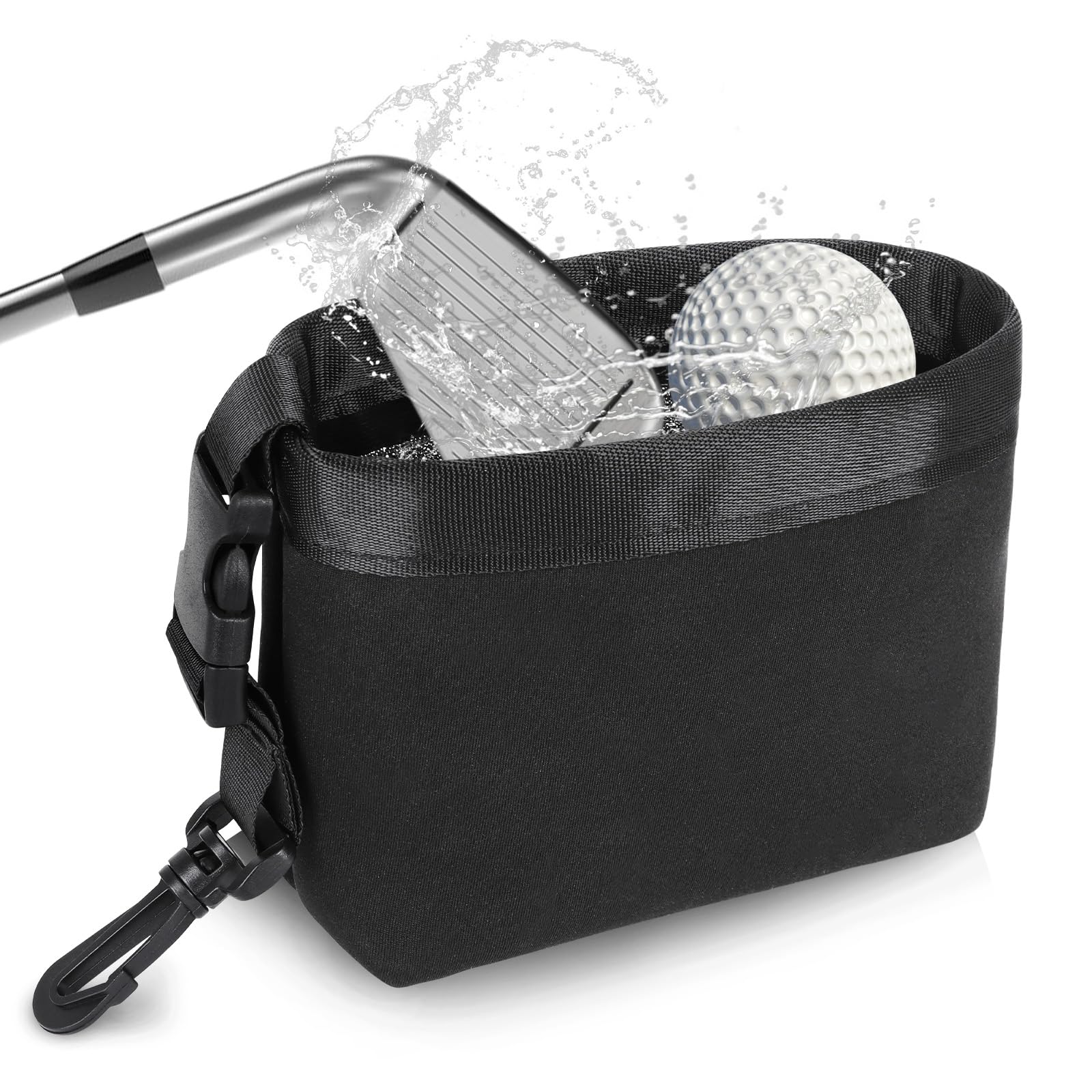 Golf Club Cleaning Kit with Golf Club Cleaner with Water Golf Towel Divot Repair Tool Groove Sharpener Golf Ball Alignment Kit Complete Golf Cleaning Kit Golf Accessories for Women Men