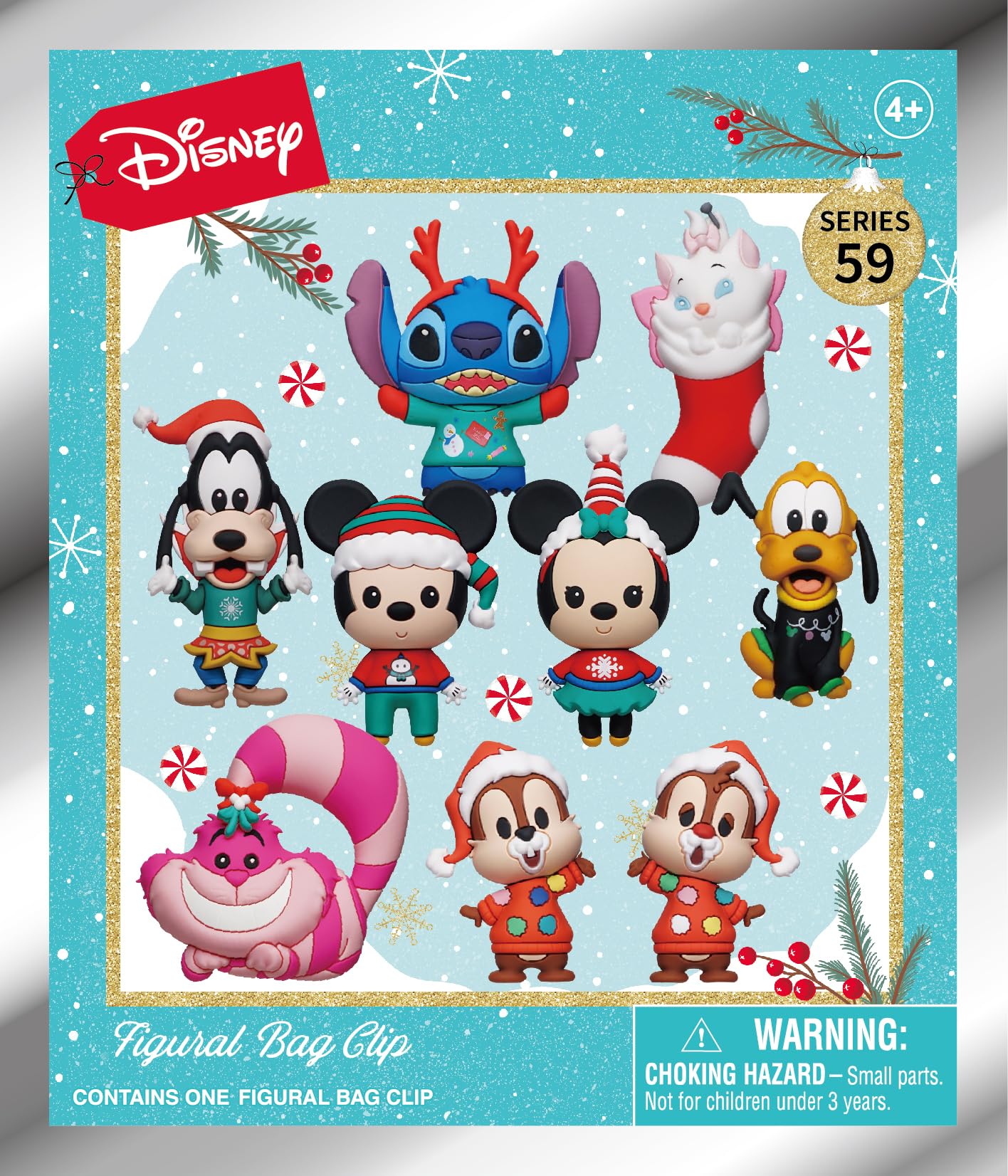 Amazon.com: Disney Seasonal 3D Foam Bag Clip, Series 2 | Set of 24
