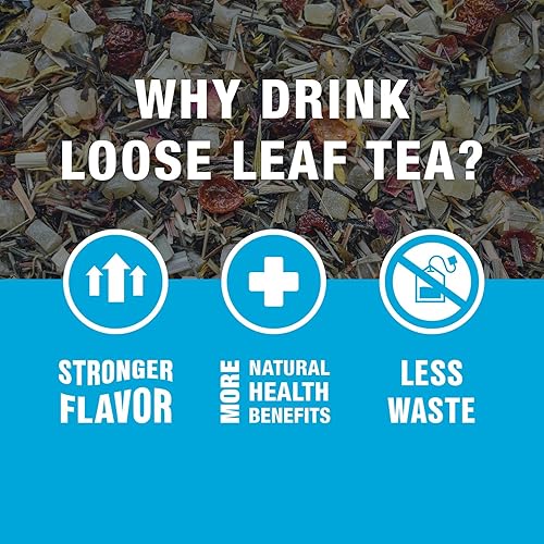 Miniatura 67 de Té de frutas, hibisco y arándanos, sin cafeína, sin OMG, mezcla de té de hierbas