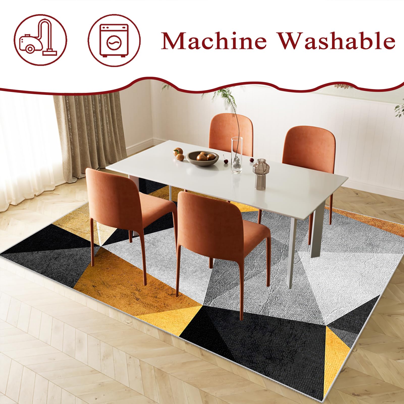 Tappeto Salvapavimento Tappeto Sedia Ufficio Antiscivolo Ufficio Protettore del Pavimento Tappeto per Sedia con Ruote Tappeto Sedia Gaming Pavimenti per Parquet e Pavimenti Duri 90 x 120 cm