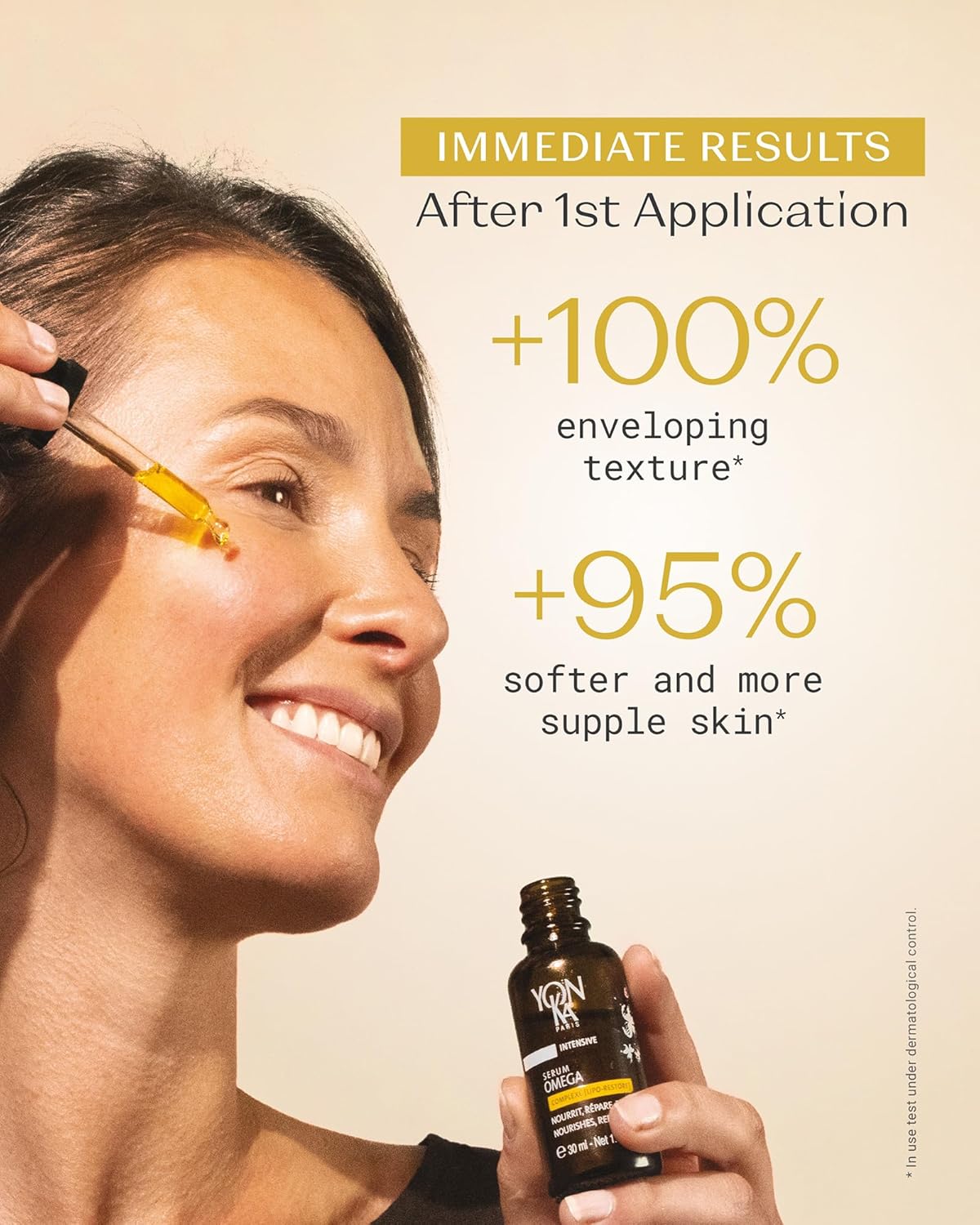 YONKA PARIS Serum Omega | Oil in Serum for Dry Sensitive Skin | Omegas 3 6 9 Lipo Restore Complex | Nourishes and Soothes Reactive Skin | Vegan Dermatologist Tested | Made in France