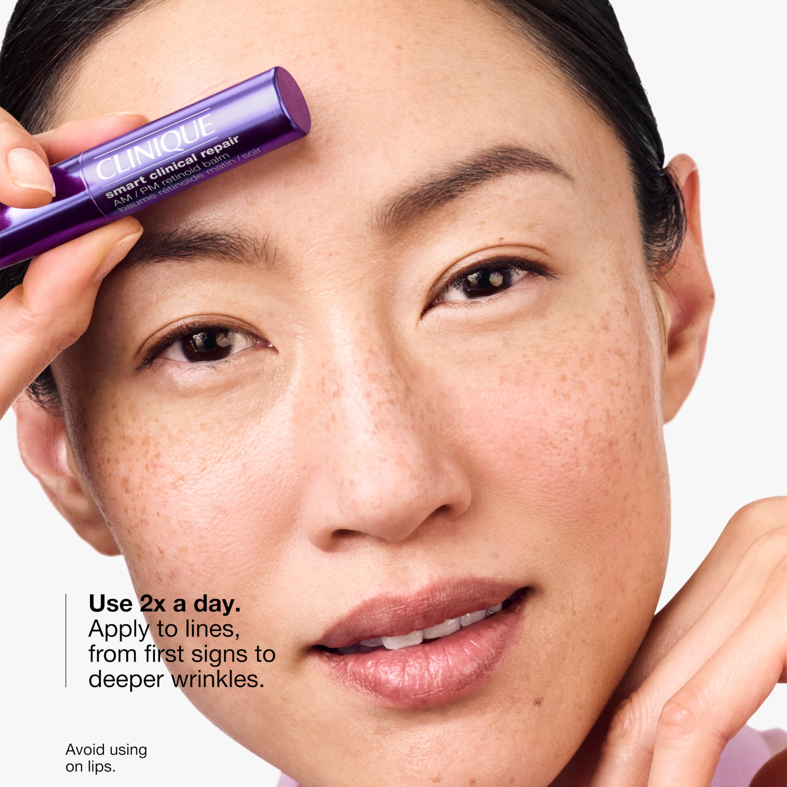 Clinique Smart Clinical Repair AM/PM Retinoid Balm Stick With Hyaluronic Acid For All Skin Types | Softens + Plumps Fine Lines | Safe For Sensitive Skin, 0.11 Ounce