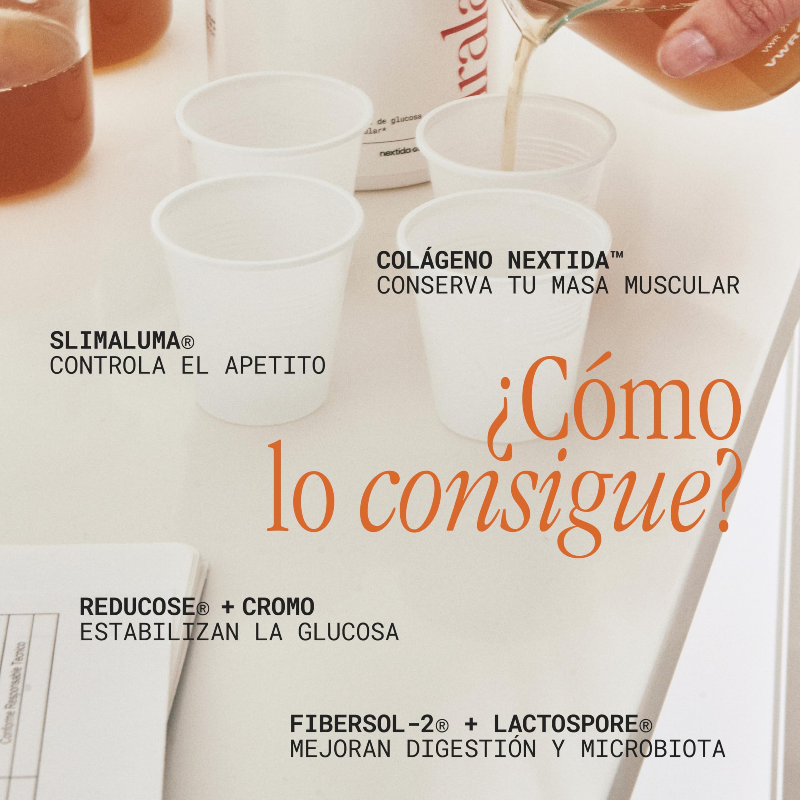 FITPIC - Complemento Alimenticio con Peptidos de Colageno, Fibra, Reducose, Simaluma y Cromo, 30 Dosis, Sabor Naranja