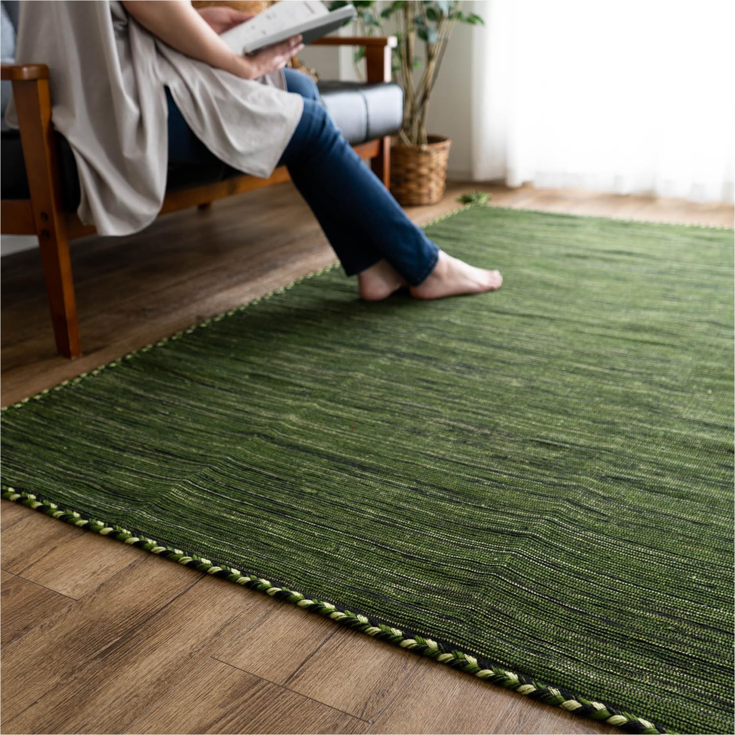 サヤンサヤン 手織り アジアン ラグマット インドキリム 140x200 サヤンサヤン 手織り アジアン ラグマット インドキリム 140x200