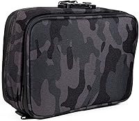 Vista 2 de DIME BAGS Estuche con cierre y sellado de olores, cápsula protectora de viaje para vidrio y equipo, forrada de carbono para protección contra