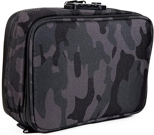 Miniatura 2 de DIME BAGS Estuche con cierre y sellado de olores, cápsula protectora de viaje para vidrio y equipo, forrada de carbono para protección contra