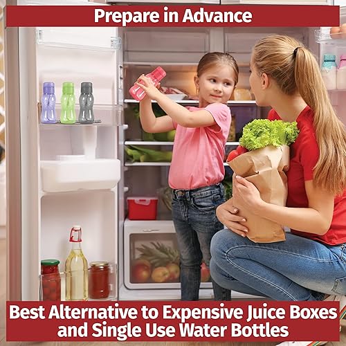 Miniatura 7 de MILTON Botella de agua de viaje, 1 botella deportiva reutilizable con tapa de cierre fácil de abrir y cuello a prueba de fugas, botellas de agua de