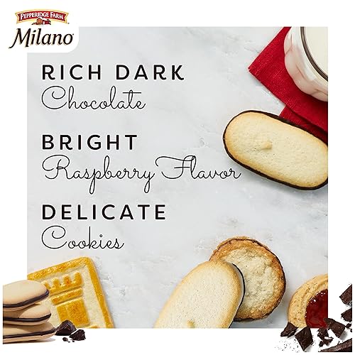 Vista 67 de Pepperidge Farm Milano Galletas sabor a doble chocolate con leche, 7.5 oz (213 g) (15 galletas)