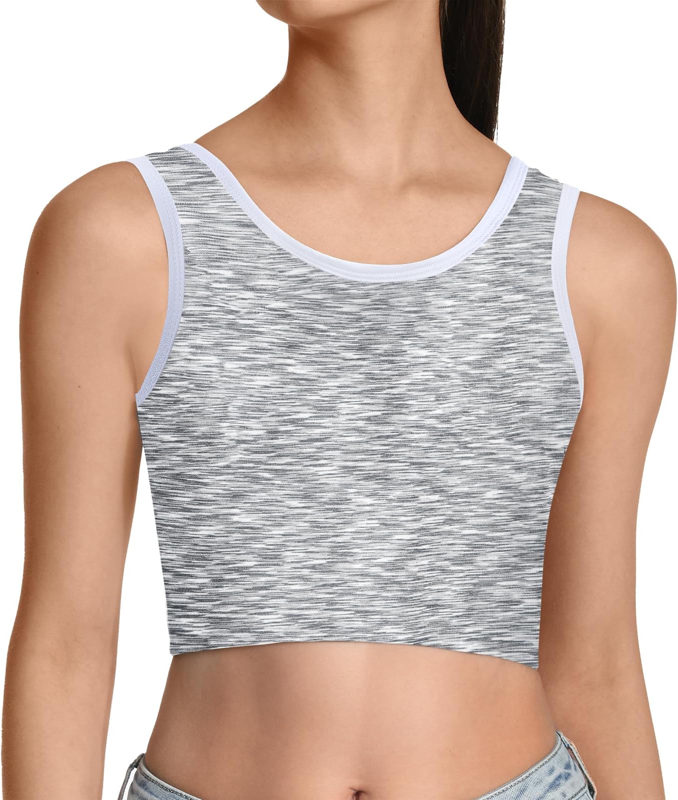 Transgender FTM Chest Binder Adjustable Affordable Breathable and Strong Compression Tank Top Trans Bra Binder