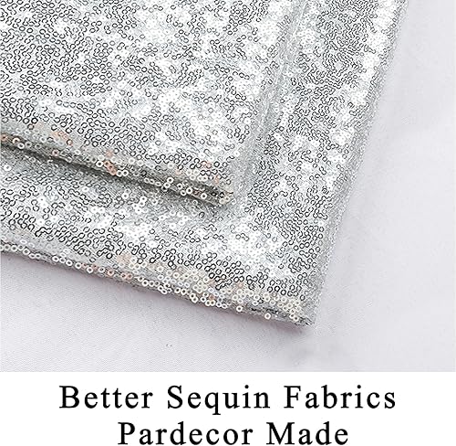 Vista 119 de Pardecor The Yard - Tela de malla con purpurina para coser, paño brillante (2 yardas, borgoña)