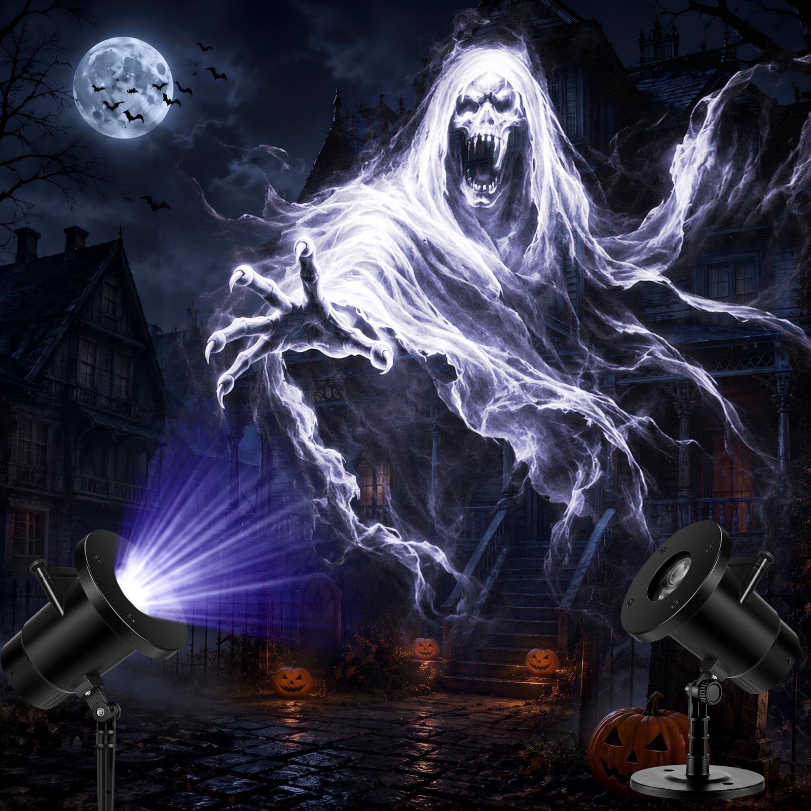 Projecteur d'extérieur menacing morts-vivants d'Halloween pour