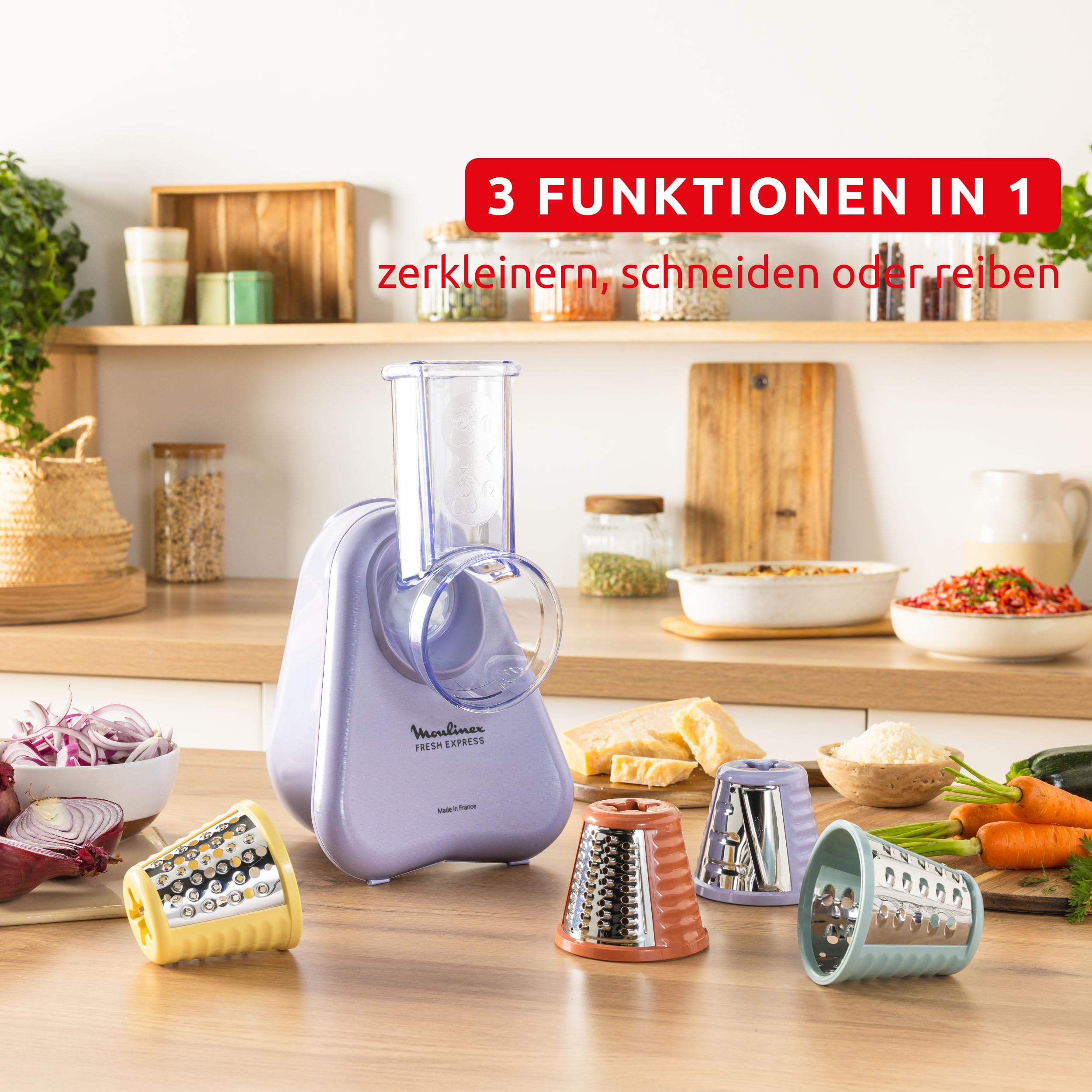 Moulinex Fresh Express Elektrische Gemüsereibe – Bild 7