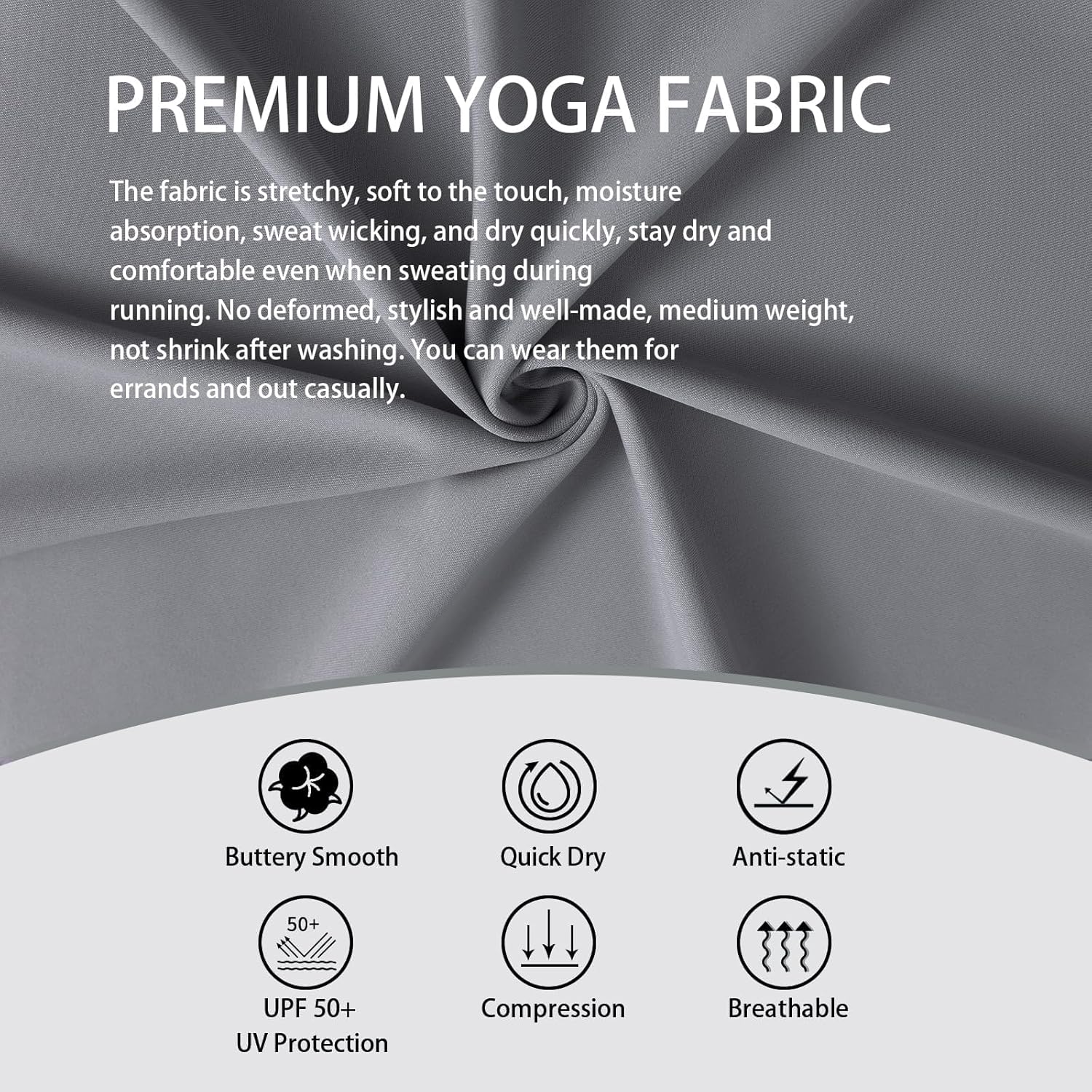 YOYOYOGA Women's Joggers Pants with Pockets Drawstring High Waisted Sweatpants Lounge Workout Running Track Pants - Image 4