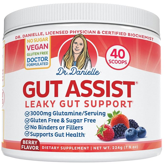 Buy Gut Assist Leaky Gut Repair Supplement Powder Glutamine