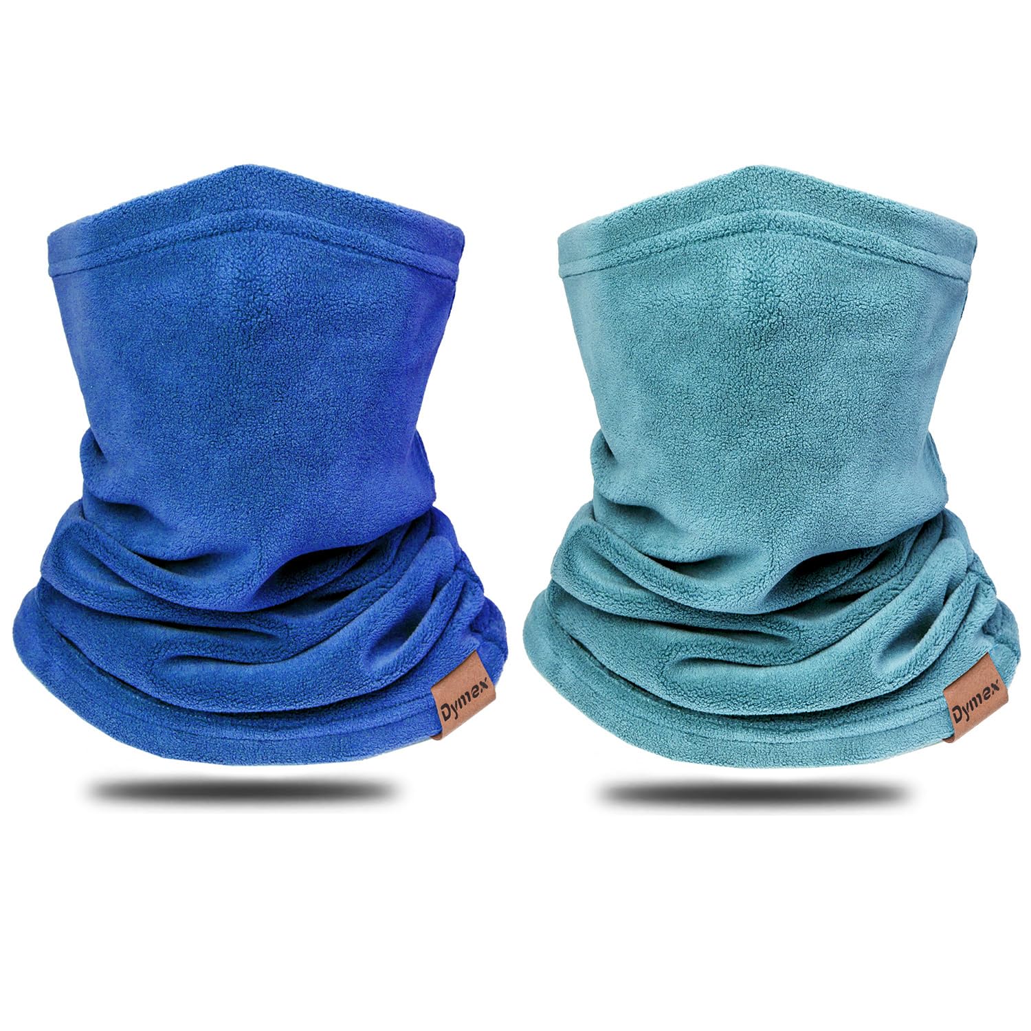 Dymex 2 PCS Kids Neck Warmer Gaiter Winter Fleece Neck Cover Balaclava Windproof Face Cover Mask for Ski Motorcycle