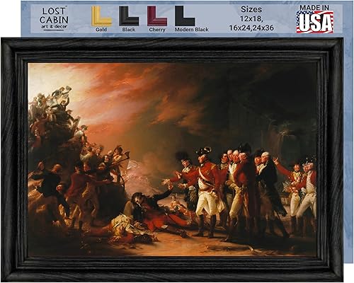 Vista 87 de Declaración de independencia de John Trumbull - Lienzo enmarcado para decoración de pared, lienzos de reproducción de pintura fina Impresión