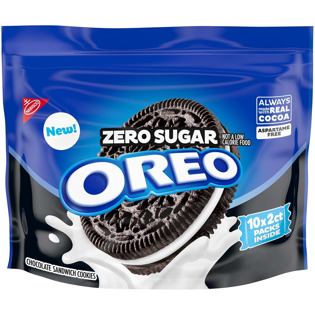 OREO Zero Sugar Chocolate Sandwich Cookies