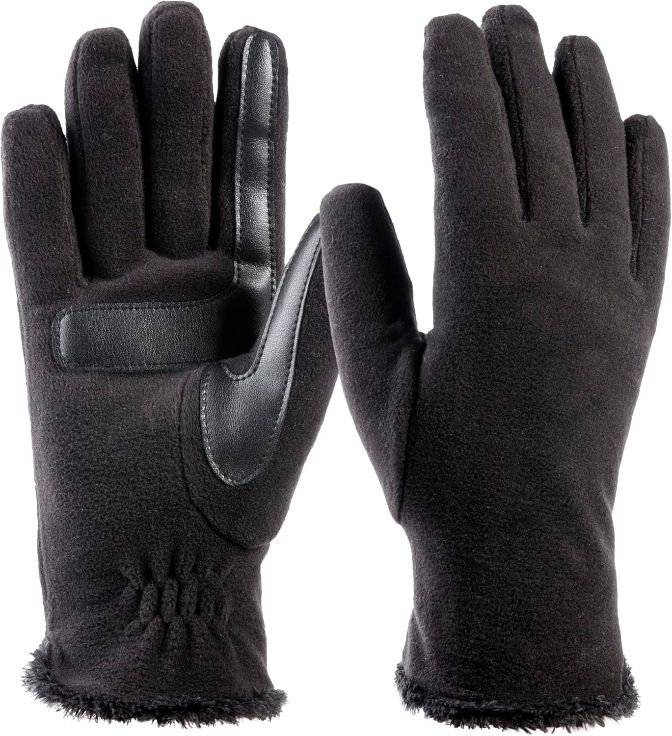 isotoner womens Stretch Fleece Gloves With Microluxe Lining