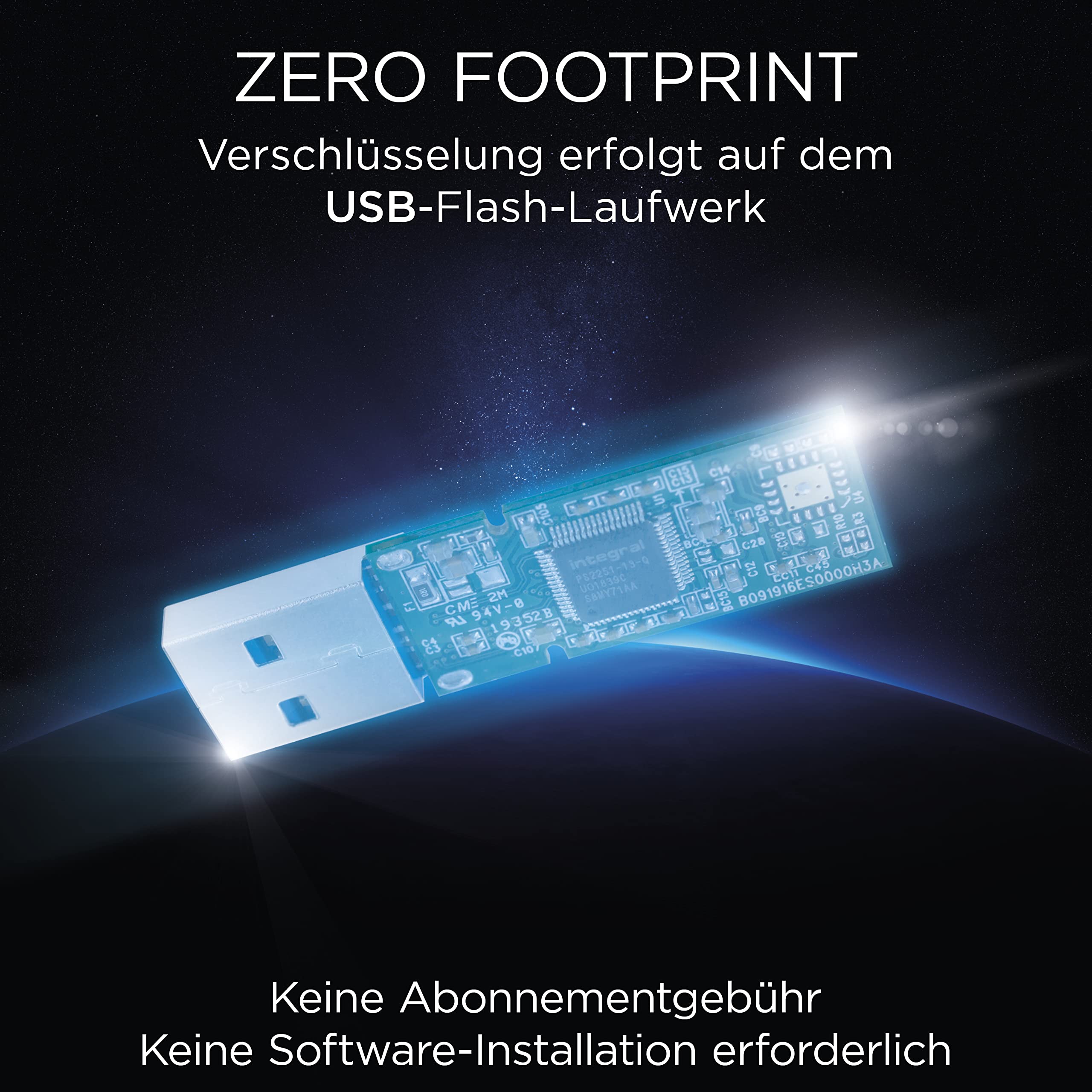 Integral 128GB Secure360 256-Bit Software Encrypted 3.0 USB Stick - Funktionierende & verschlüsselte Doppelpartition – Bild 6