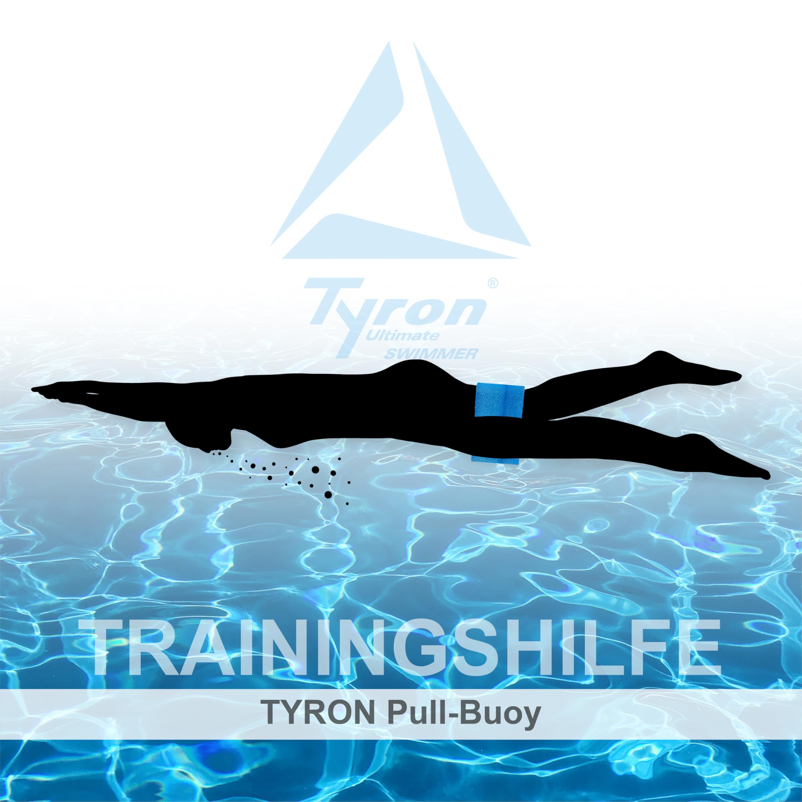 Tyron Pull-Buoy Elite (multicolore) | Aide à L'entraînement De Natation | Pour Améliorer La Posture De Natation | Mousse | Construction Asymétrique