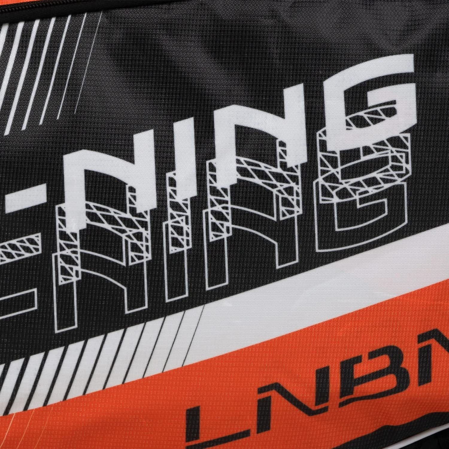 Li-Ning Spike Badminton Kit Bag (Black/Orange) 2
