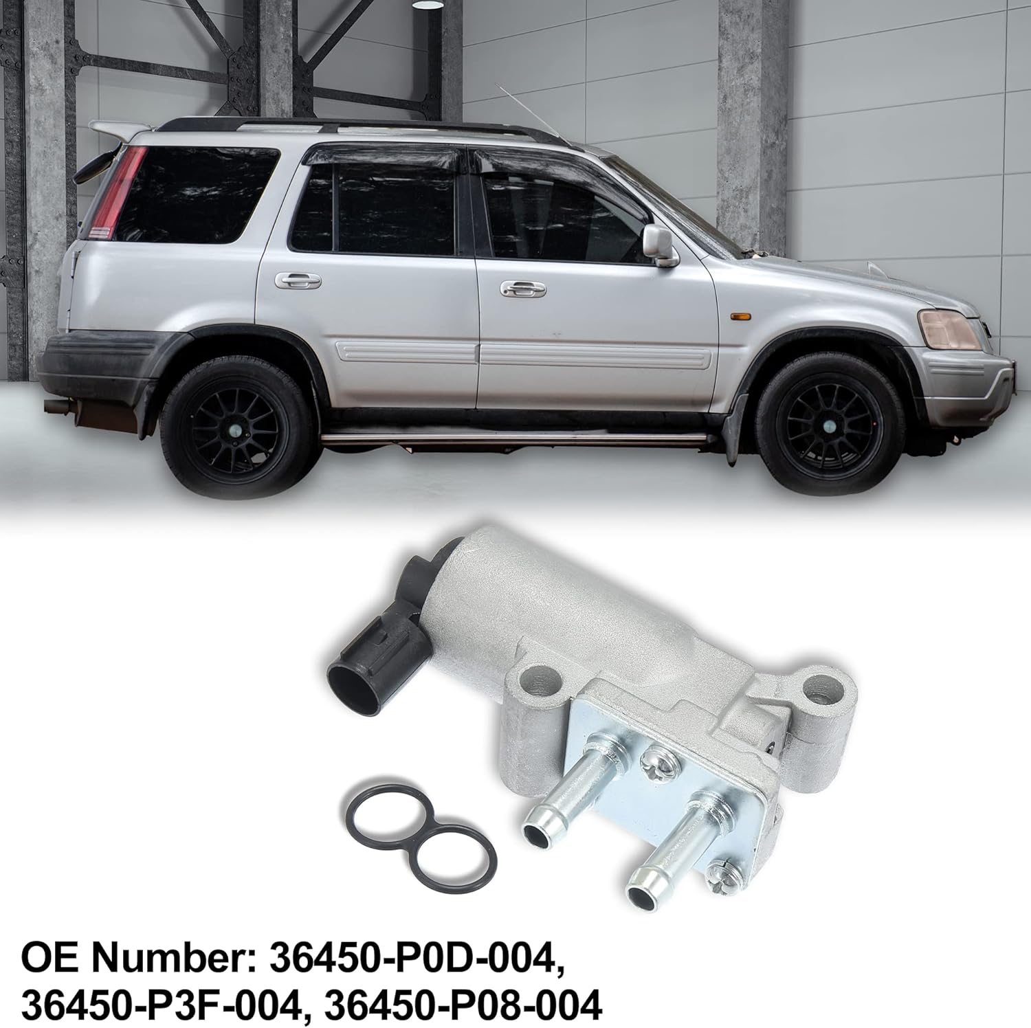 X AUTOHAUX Car Idle Air Control Valve 36450-P08-004 with Gasket for Honda Civic 1.5L L4 1992-1995