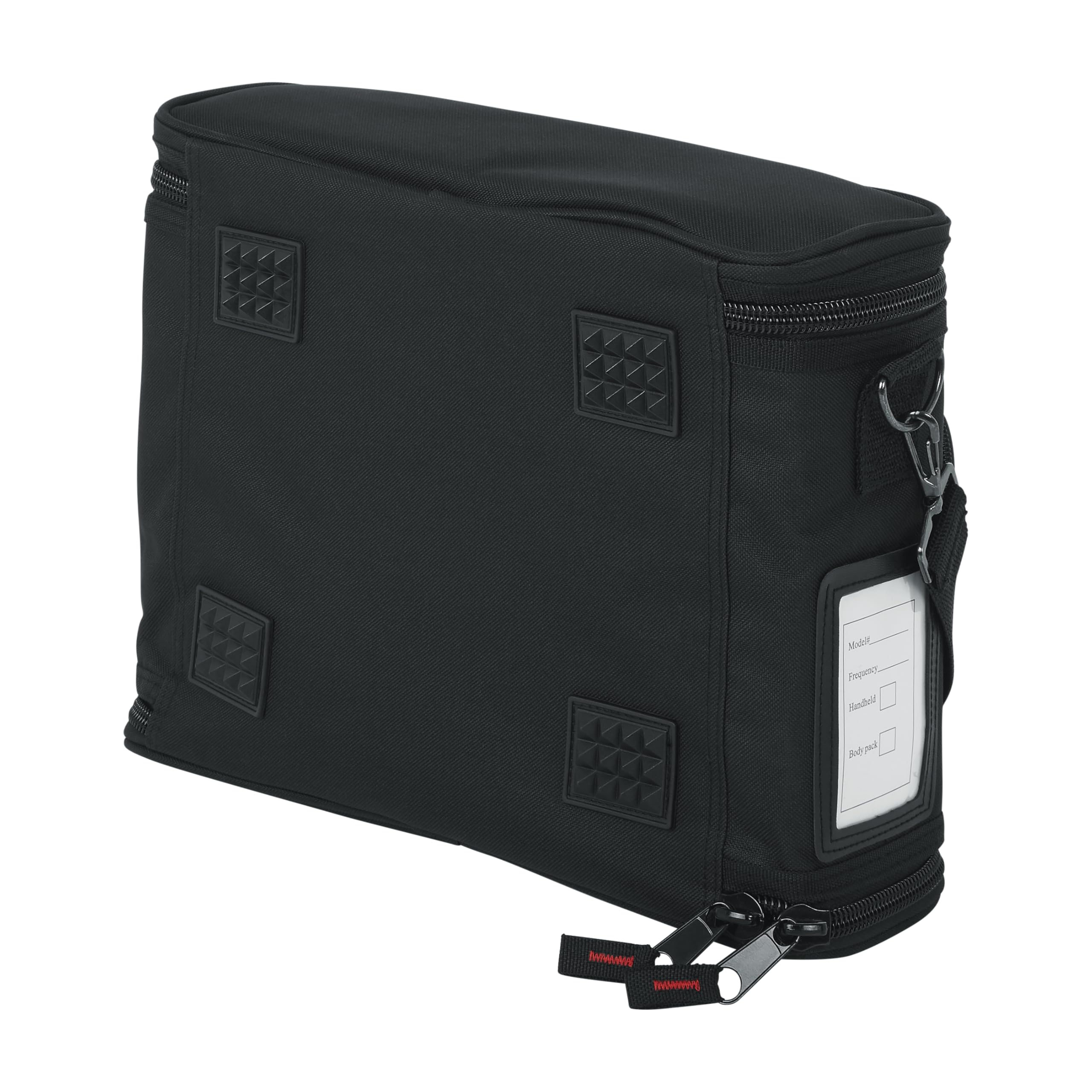 Gator Cases Housse en Nylon Live in rembourré pour 1 système de Microphone sans Fil, récepteur et Body Pack avec accès à l'antenne (GM-1W)