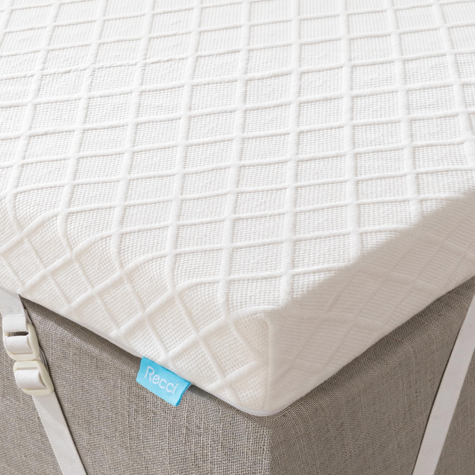 RECCI 2-Inch Memory Foam Mattress Topper Full, Pressure-Relieving Bed Topper, Memory Foam Mattress Pad with Bamboo Viscose Cover - Removable&Washable,CertiPUR-US(Full Size)-picture-39