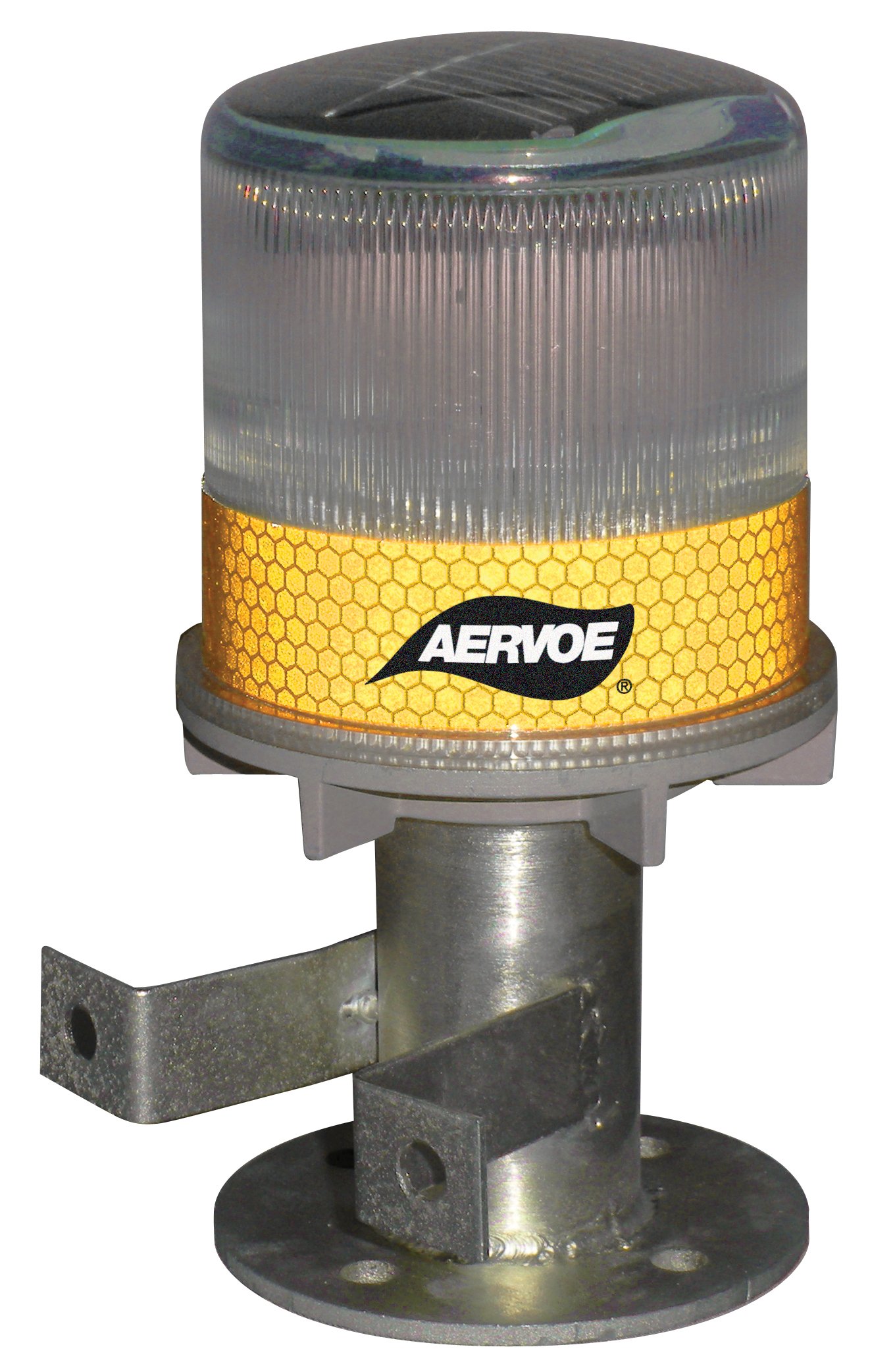AervoeSolar Strobe/Signal Light - Red Yellow 1198