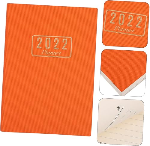 Miniatura 7 de Tofficu Agenda 2022, 2 unidades, cuaderno de oficina, cuaderno en blanco, cuaderno de notas en blanco, cuaderno para hacer planificador semanal,