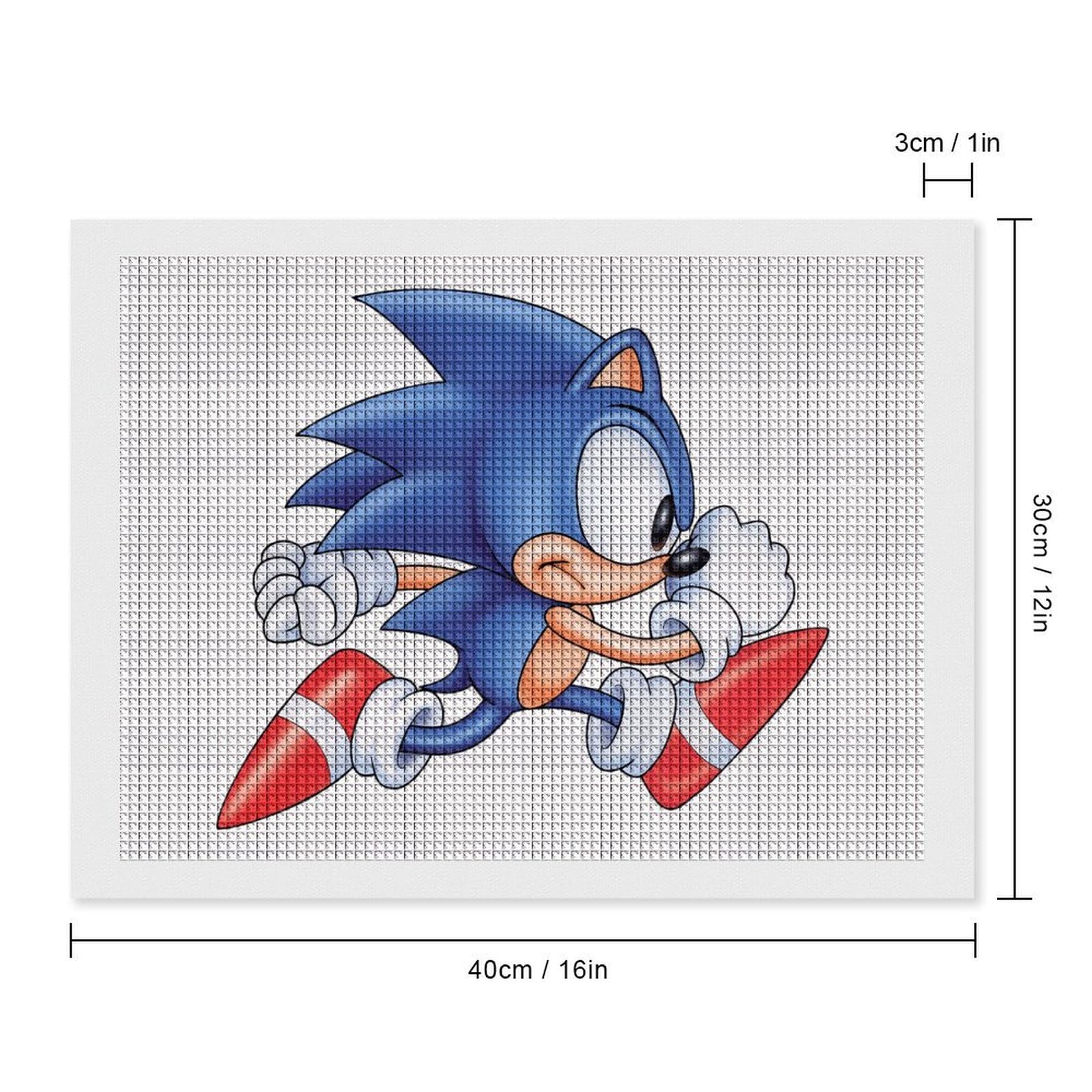 Amazon.co.jp: ソニック・ザ・ヘッジホッグ 5D ダイヤモンドの絵